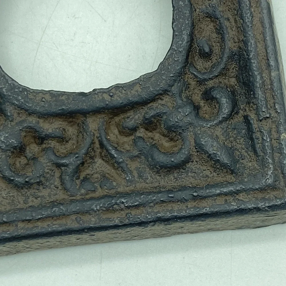 Wrought Iron Outlet Covers Fleur De Lis Ornate Set Of 2 Rustic Farmhouse